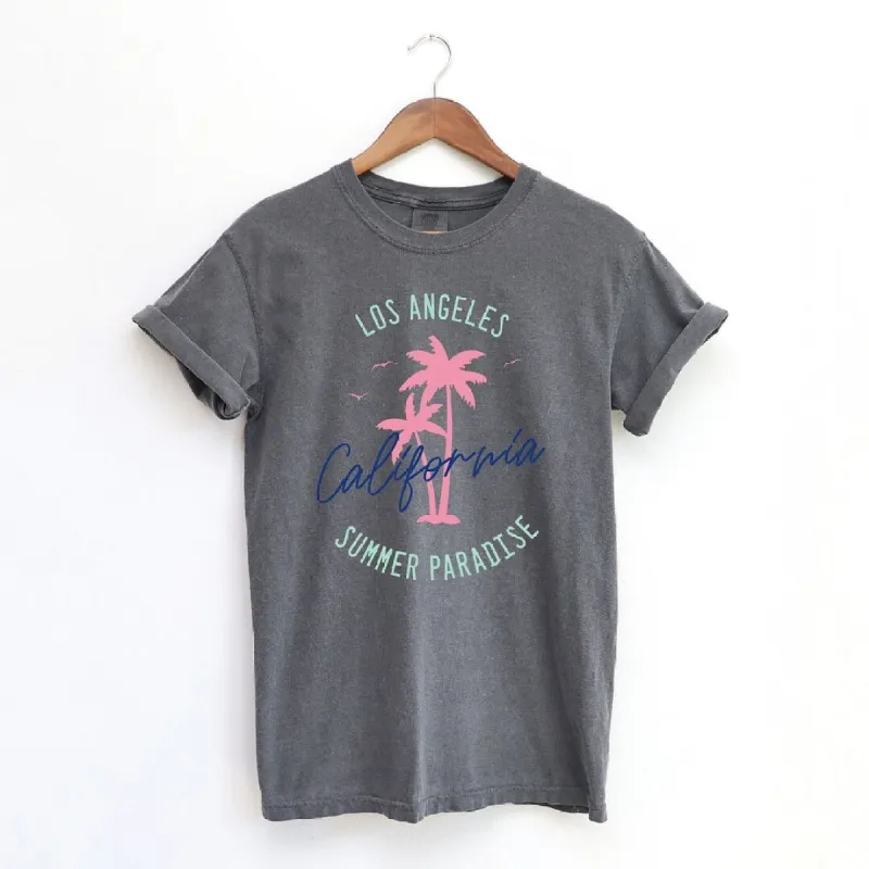 LA Paradise Garment Dyed Tee sold by Zulily
