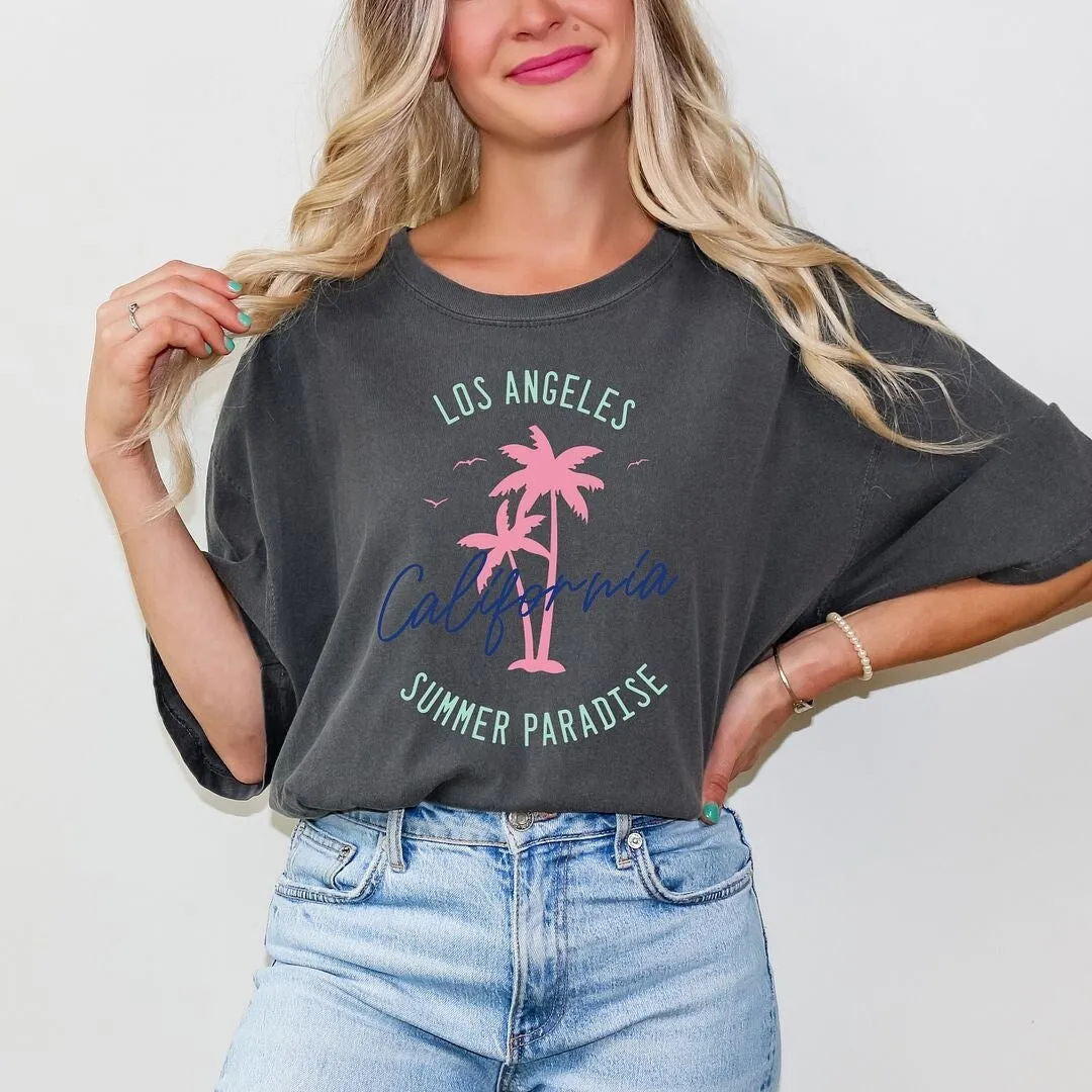 LA Paradise Garment Dyed Tee sold by Zulily product image thumbnail 2