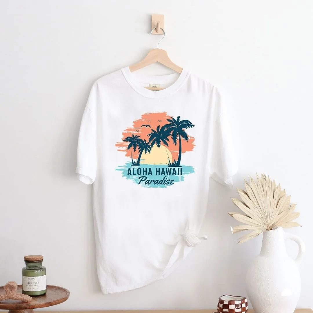 Aloha Hawaii Garment Dyed Tee sold by Zulily