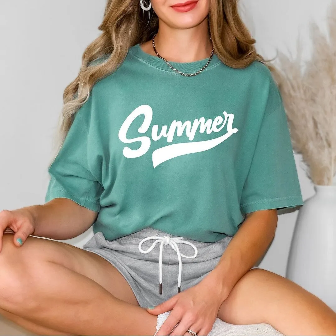 Retro Summer Garment Dyed Tee sold by Zulily product image thumbnail 3