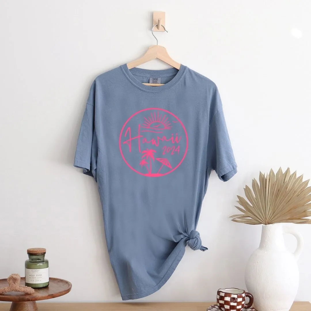 Hawaii 2024 Garment Dyed Tee sold by Zulily