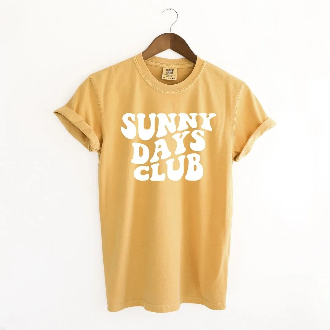 Sunny Days Club Garment Dyed Tee sold by Zulily product image thumbnail 2