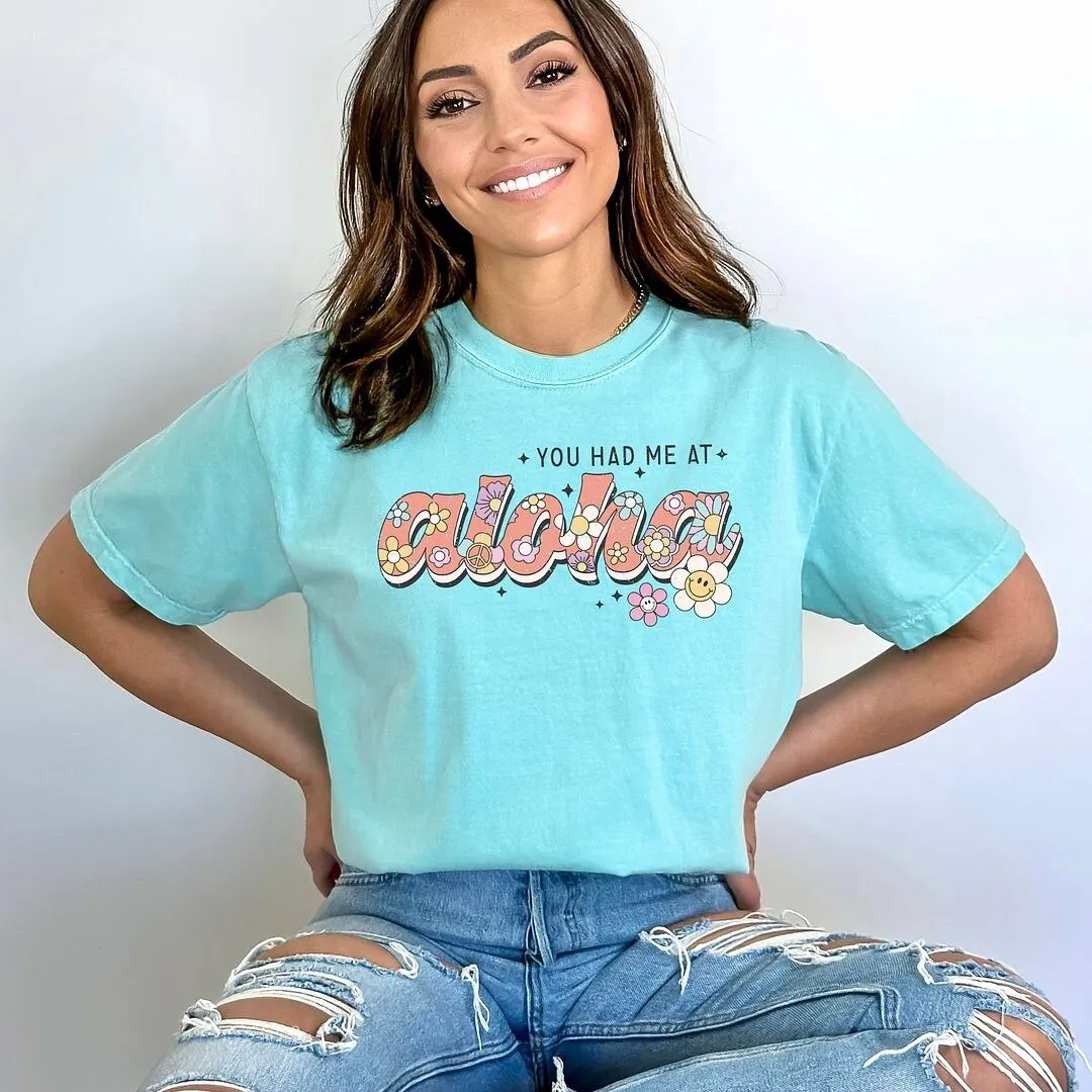 You Had Me At Aloha Garment Dyed Tee sold by Zulily product image thumbnail 3