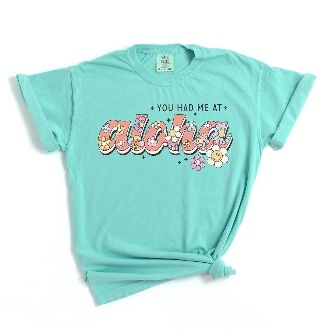 You Had Me At Aloha Garment Dyed Tee sold by Zulily product image thumbnail 2
