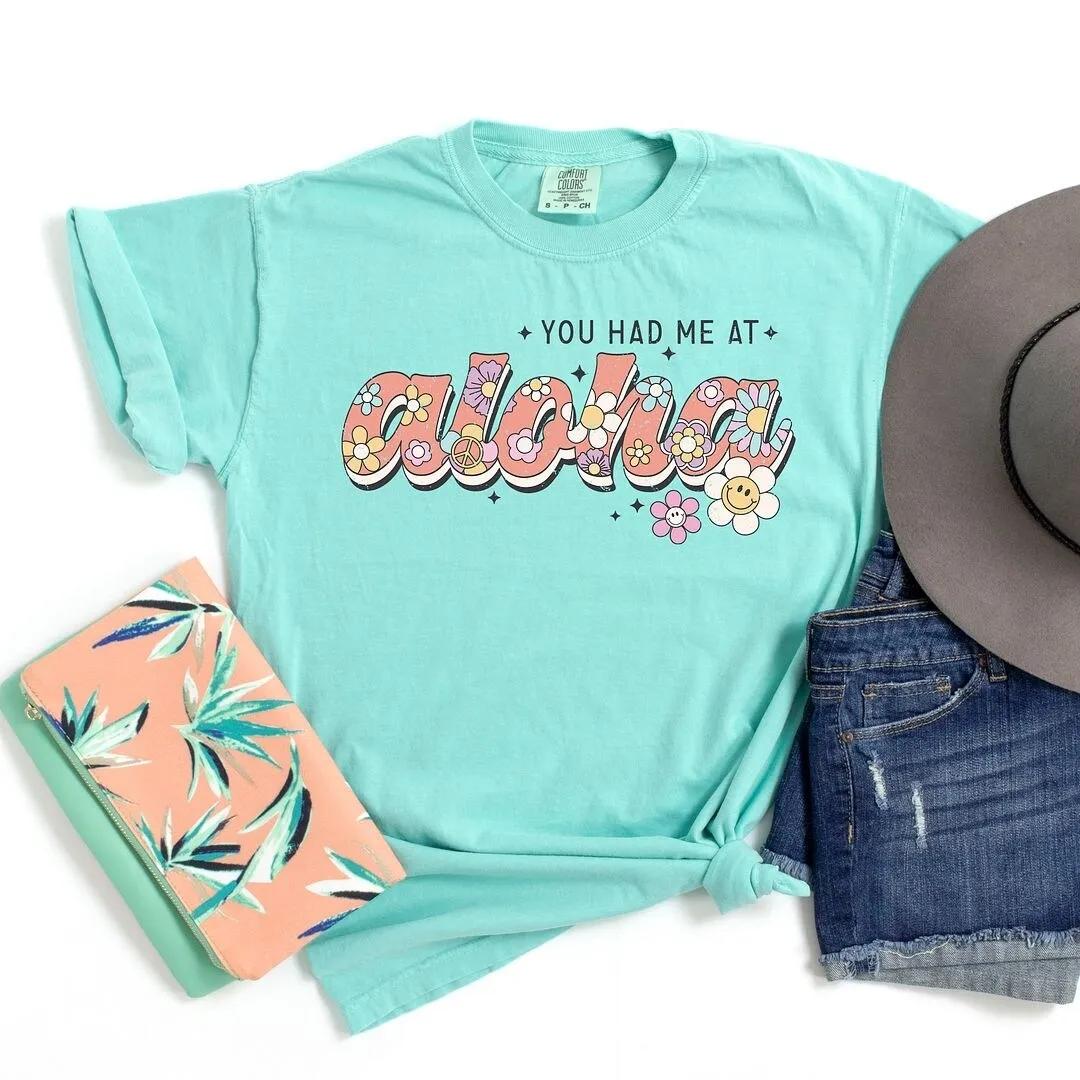 You Had Me At Aloha Garment Dyed Tee sold by Zulily