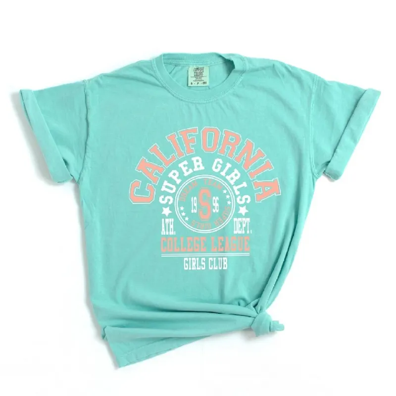 California Girls Club Garment Dyed Tee sold by Zulily