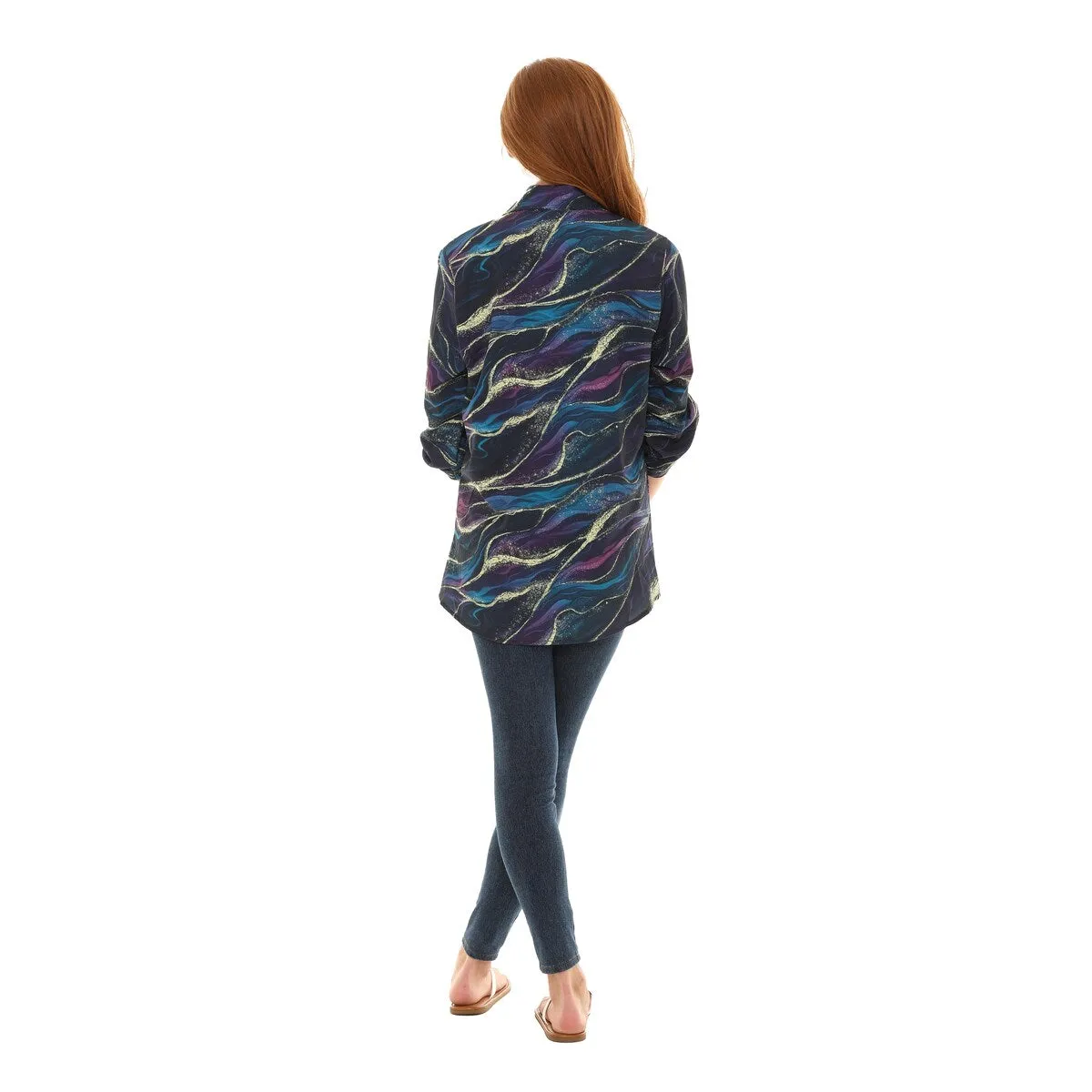 Women's Abstract Multi Print Shirt sold by Zulily product image thumbnail 5