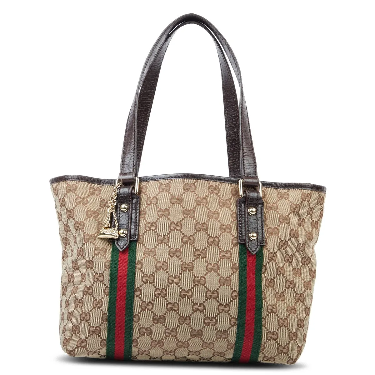 Gucci Jolicoeur Tote Bag GG Canvas (Pre-Owned) - One Size sold by Zulily