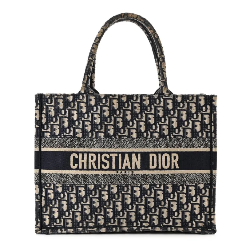 Dior Oblique Medium Book Tote Blue Multicolor (Pre-Owned) sold by Zulily