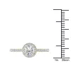 De Couer 14k Yellow Gold 3/4ct TDW Diamond Halo Engagement Ring sold by Zulily