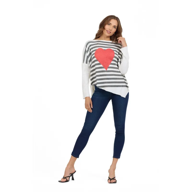 GO COUTURE Sweater Dolman Sleeve Asymmetrical Hem sold by Zulily