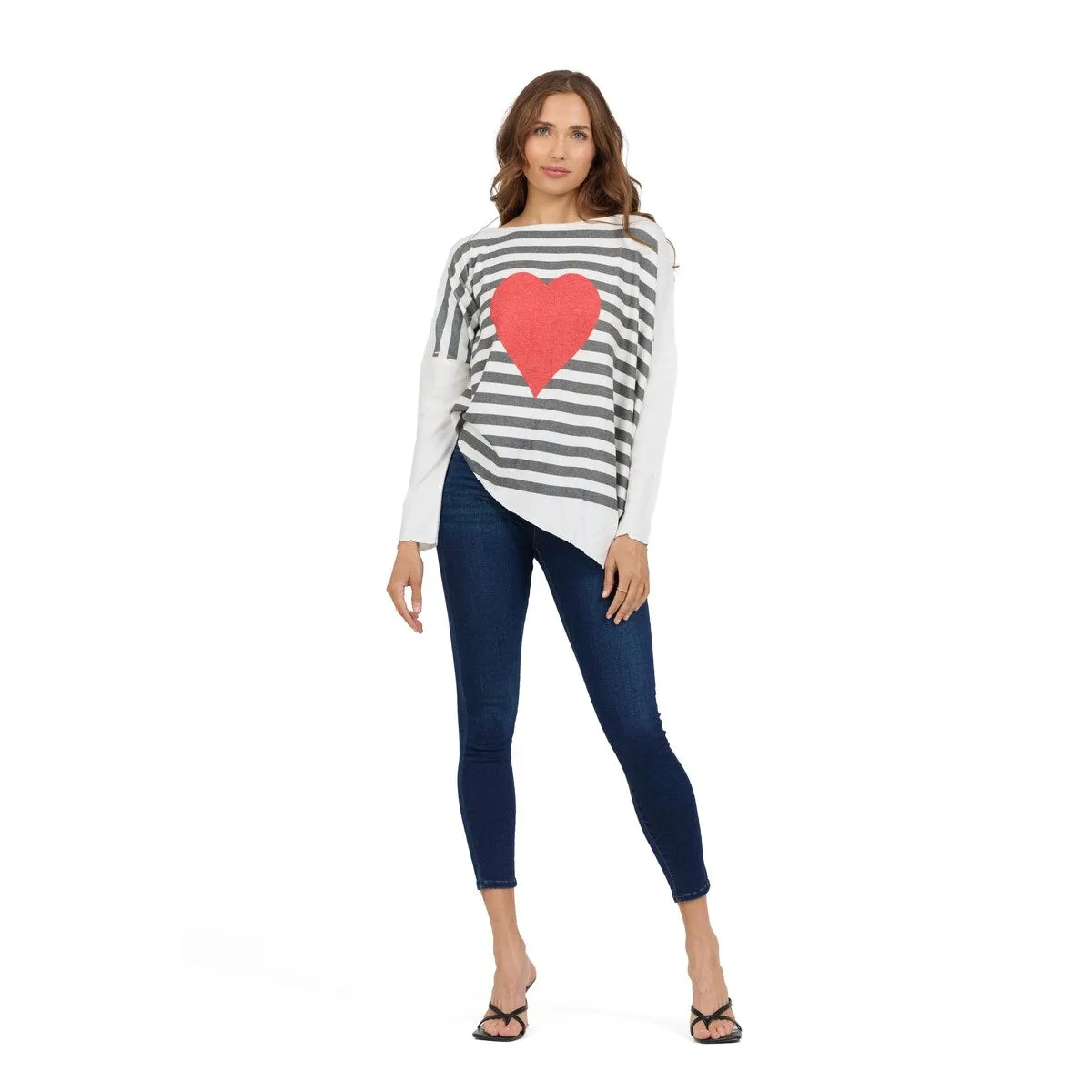 GO COUTURE Sweater Dolman Sleeve Asymmetrical Hem sold by Zulily product image thumbnail 2