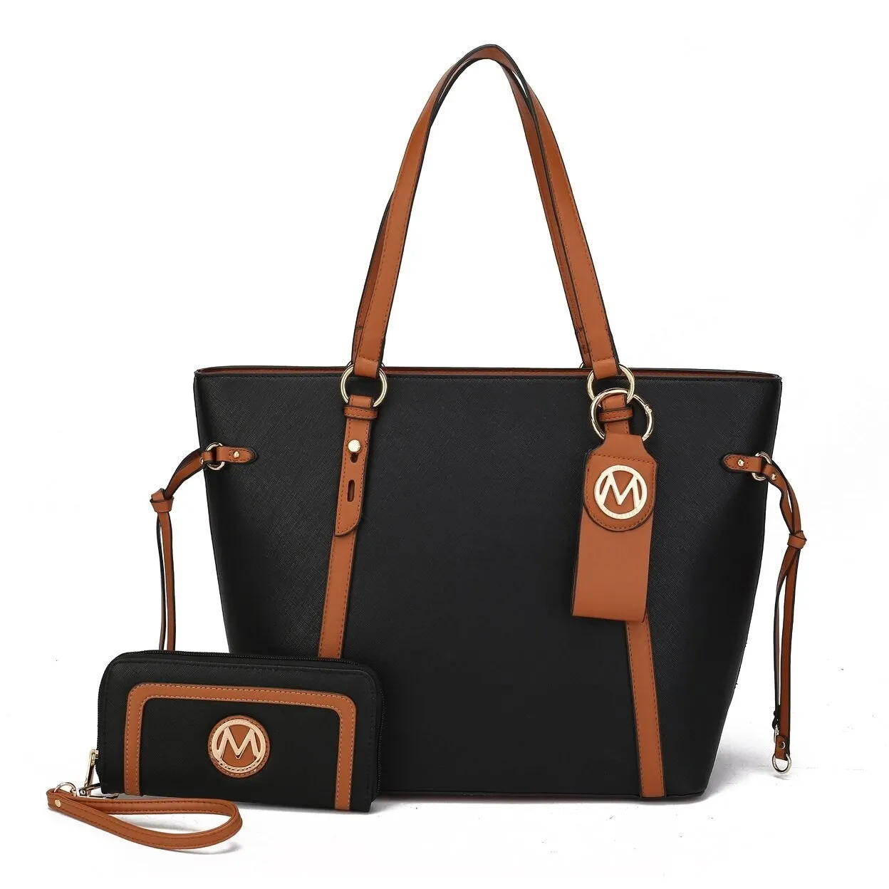 Mkfcollection Kioea Tote Bag And Set Vegan Leather Designer Handbag sold by Zulily product image thumbnail 3