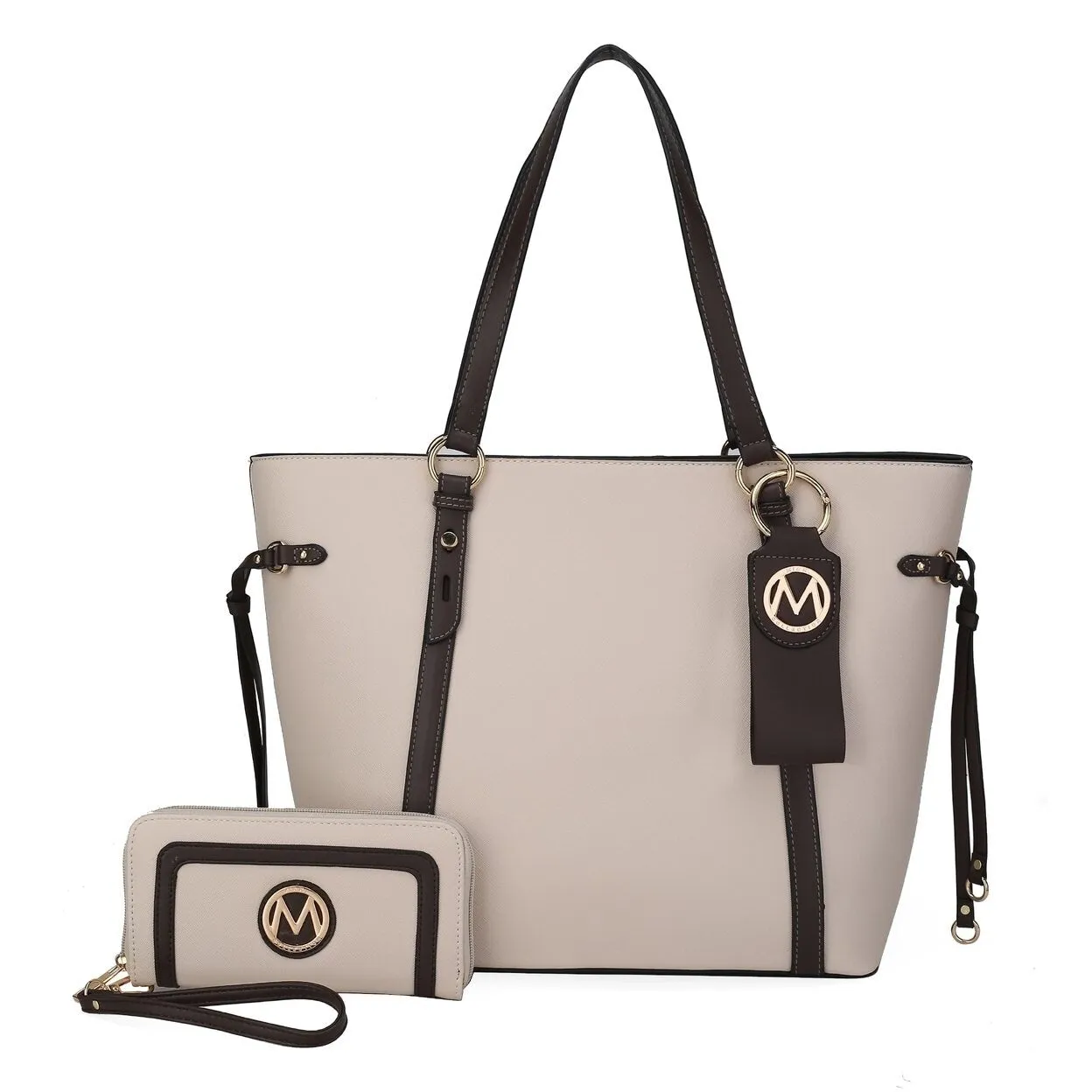 Mkfcollection Kioea Tote Bag And Set Vegan Leather Designer Handbag sold by Zulily product image thumbnail 2