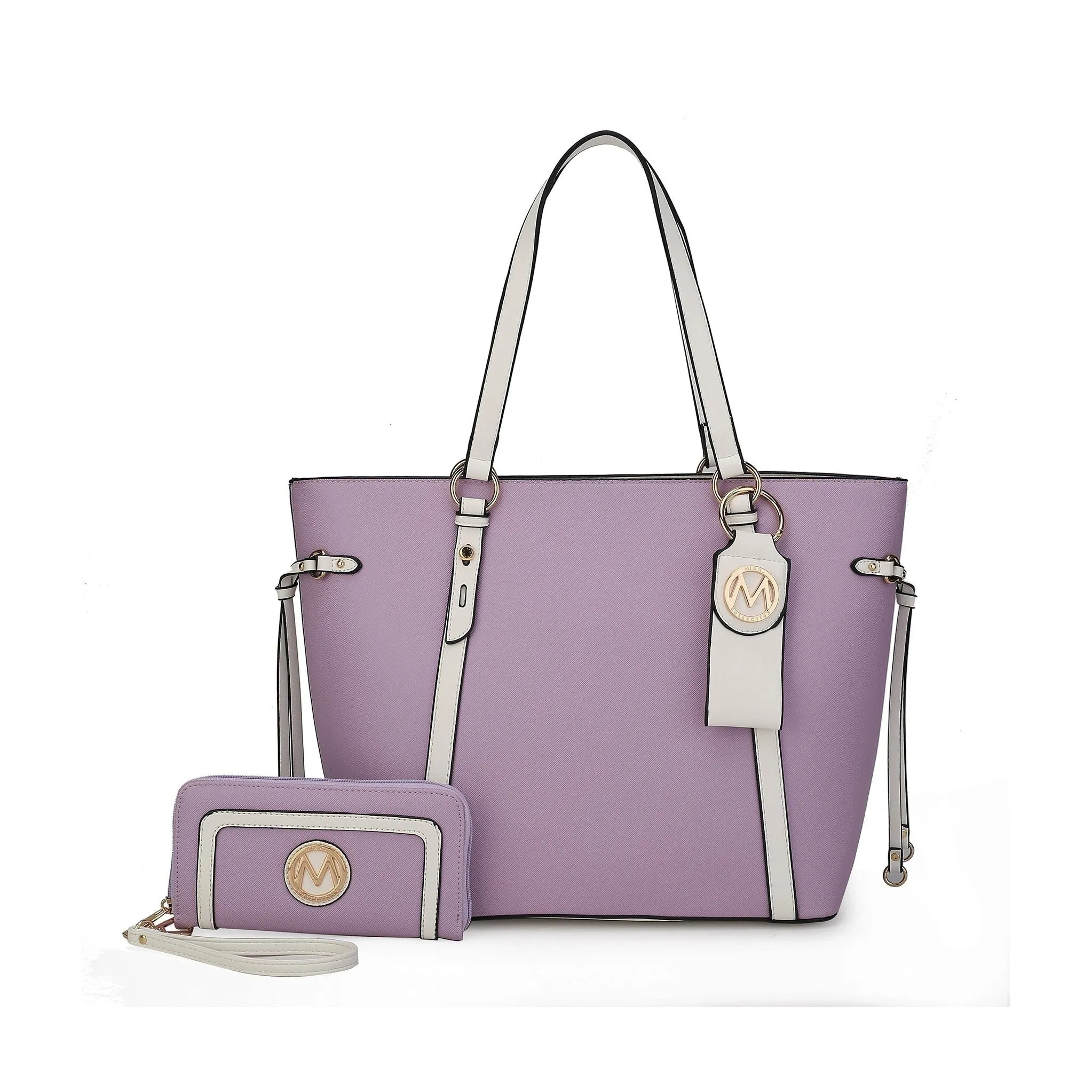 Mkfcollection Kioea Tote Bag And Set Vegan Leather Designer Handbag sold by Zulily product image thumbnail 5