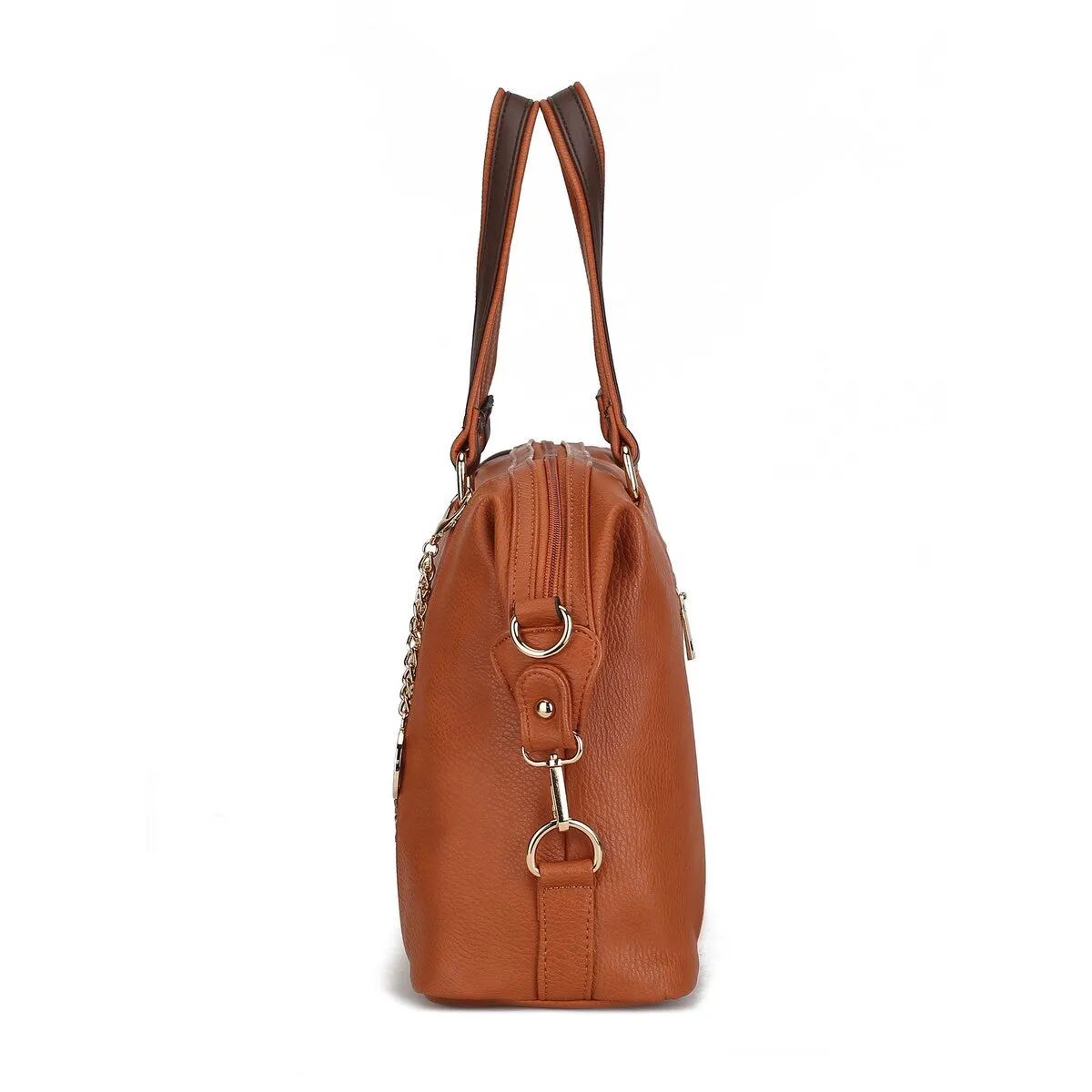 Mkfcollection Francis Tote Bag Vegan Leather Designer Handbag sold by Zulily product image thumbnail 3