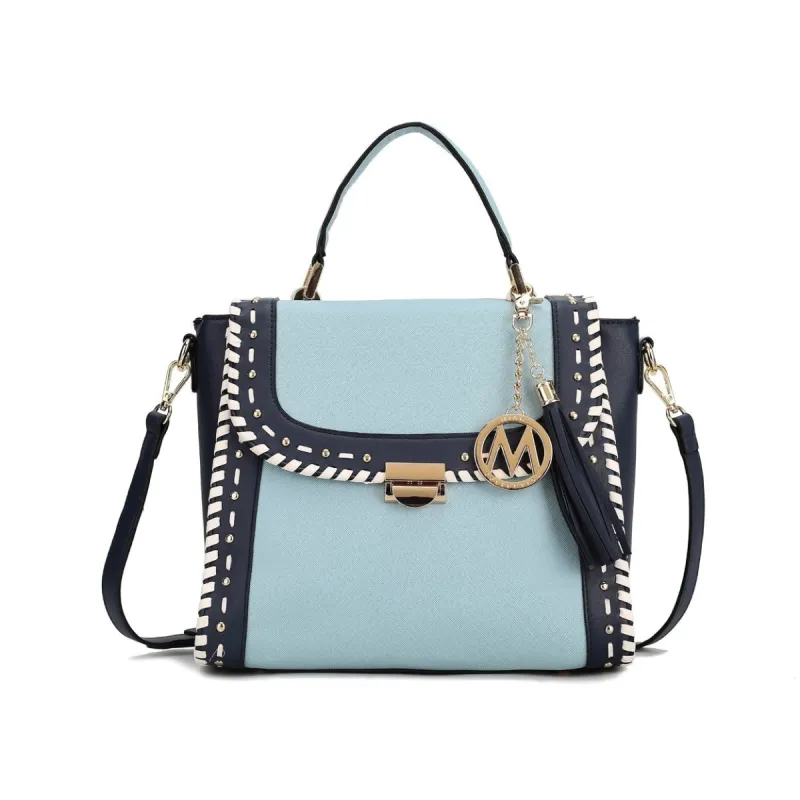 Mkfcollection Flora Shoulder Bag Vegan Leather Designer Handbag sold by Zulily