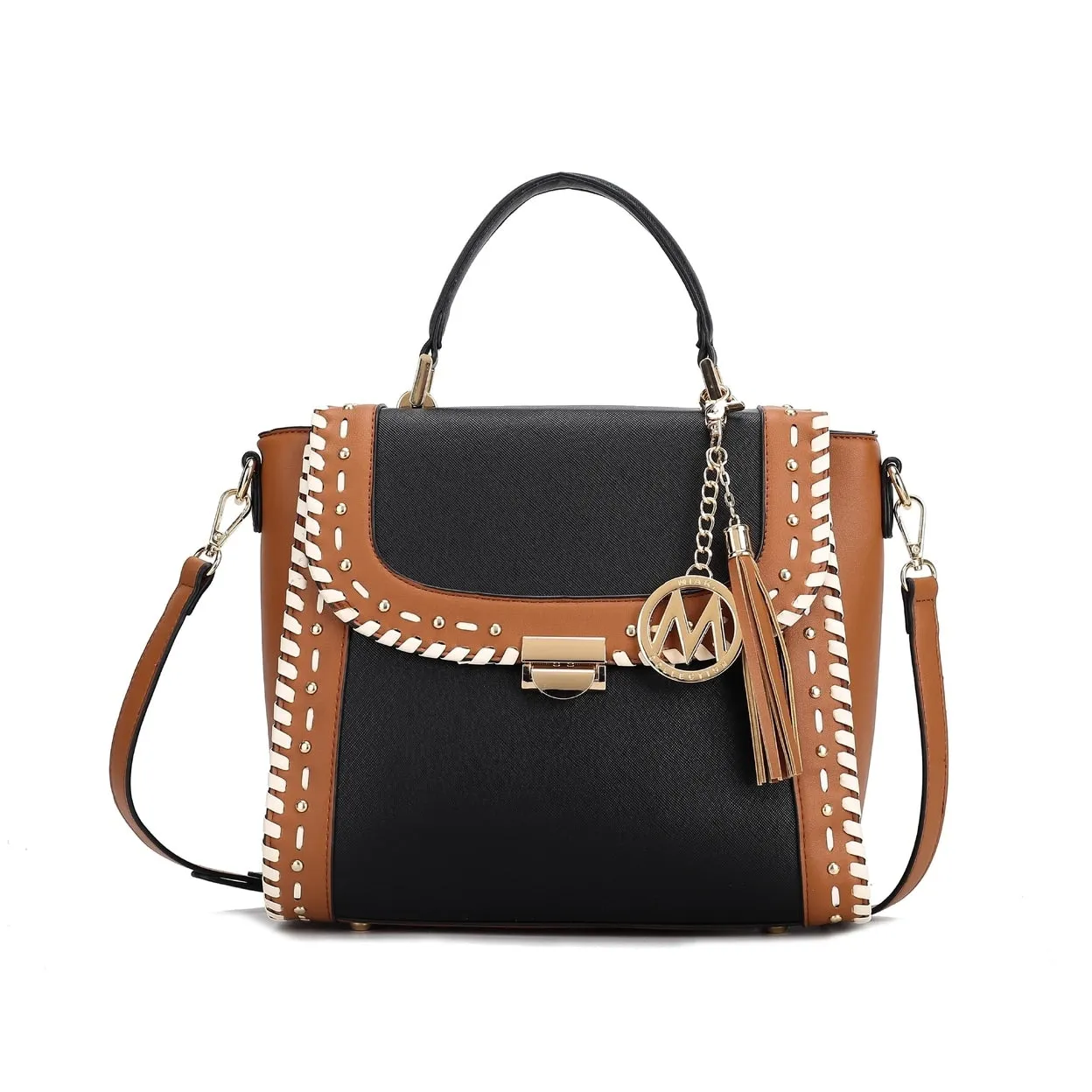 Mkfcollection Flora Shoulder Bag Vegan Leather Designer Handbag sold by Zulily product image thumbnail 3