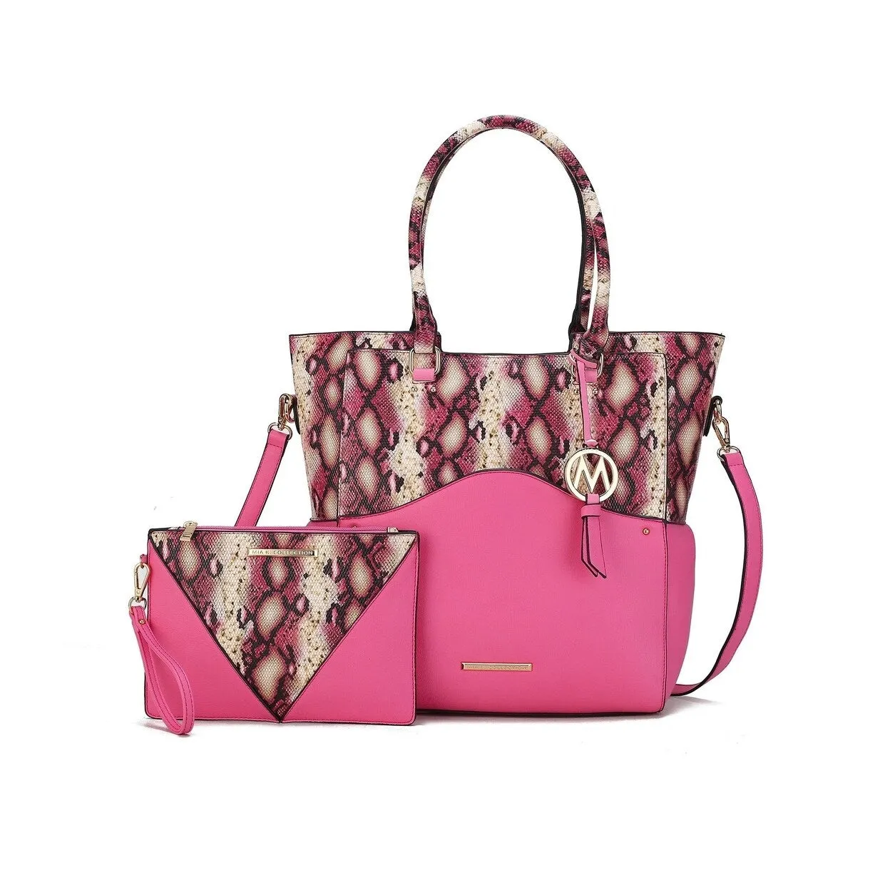 Mkfcollection Iris Tote Bag Vegan Leather Designer Handbag sold by Zulily product image thumbnail 3