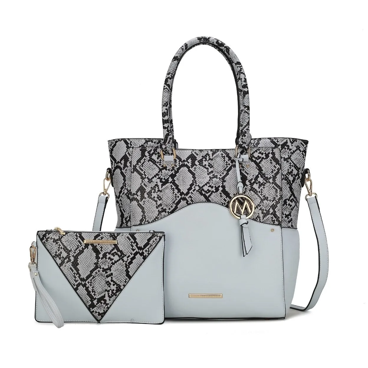 Mkfcollection Iris Tote Bag Vegan Leather Designer Handbag sold by Zulily product image thumbnail 4