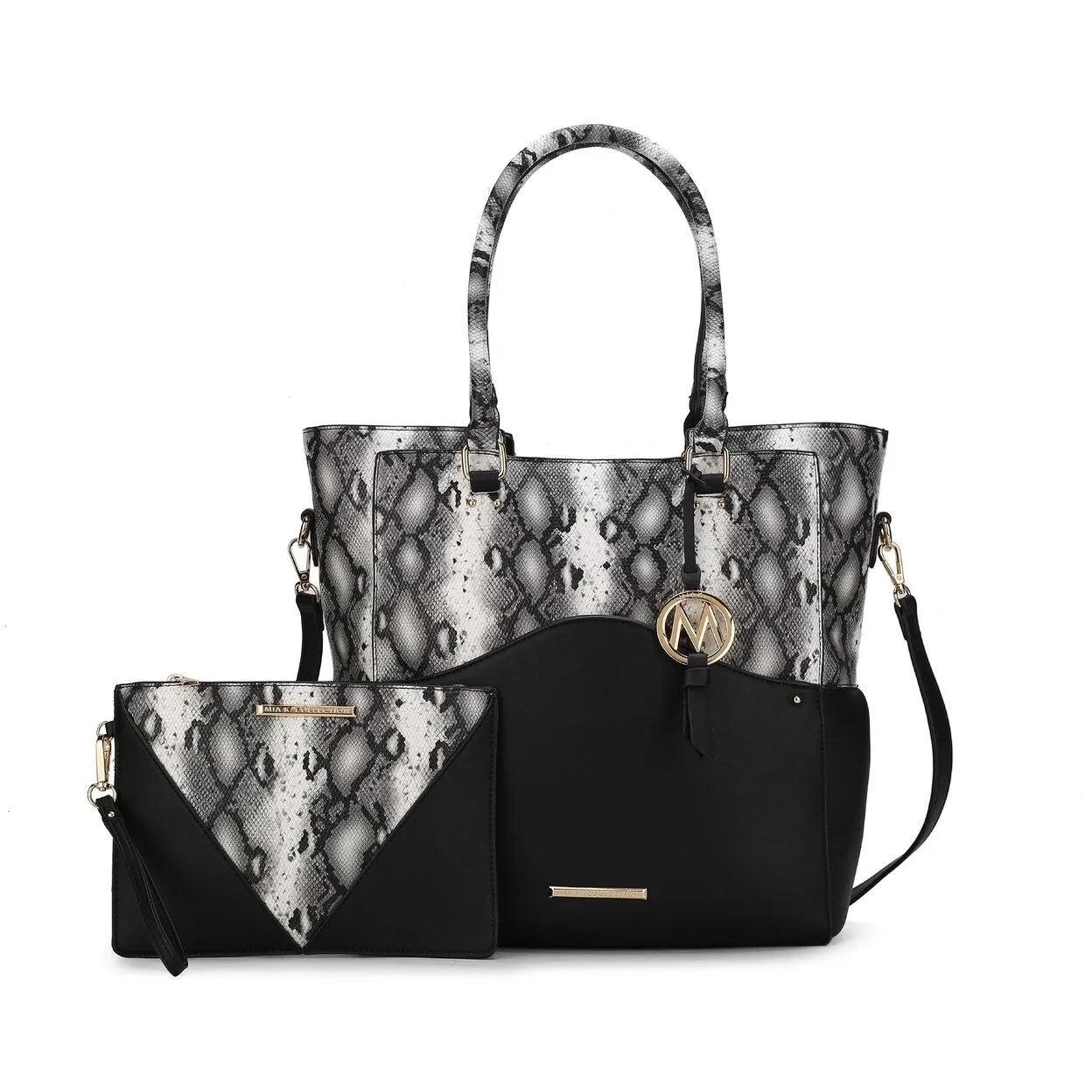 Mkfcollection Iris Tote Bag Vegan Leather Designer Handbag sold by Zulily product image thumbnail 2