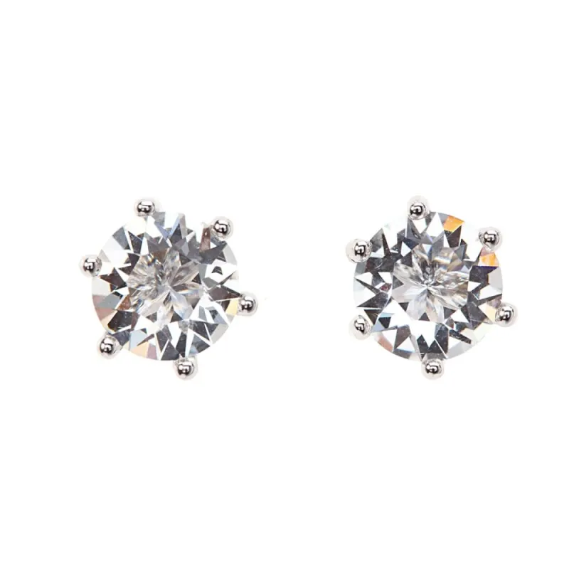 Circular Everyday Crystal Stud Earrings sold by Zulily