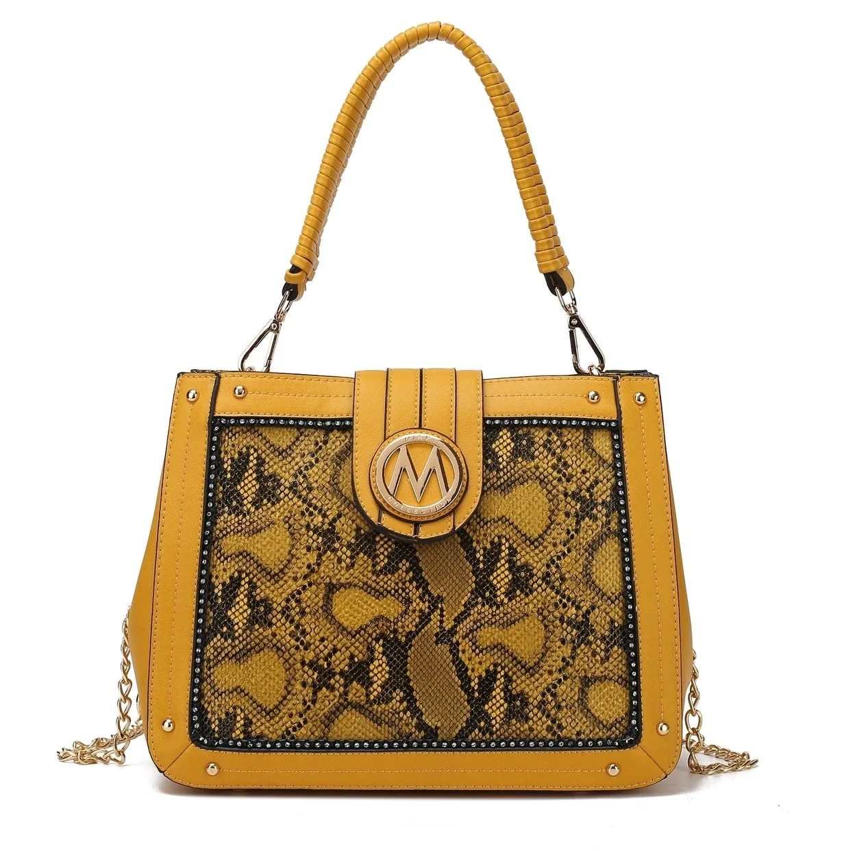 Mkfcollection Kamala Shoulder Bag Vegan Leather Designer Handbag sold by Zulily product image thumbnail 5