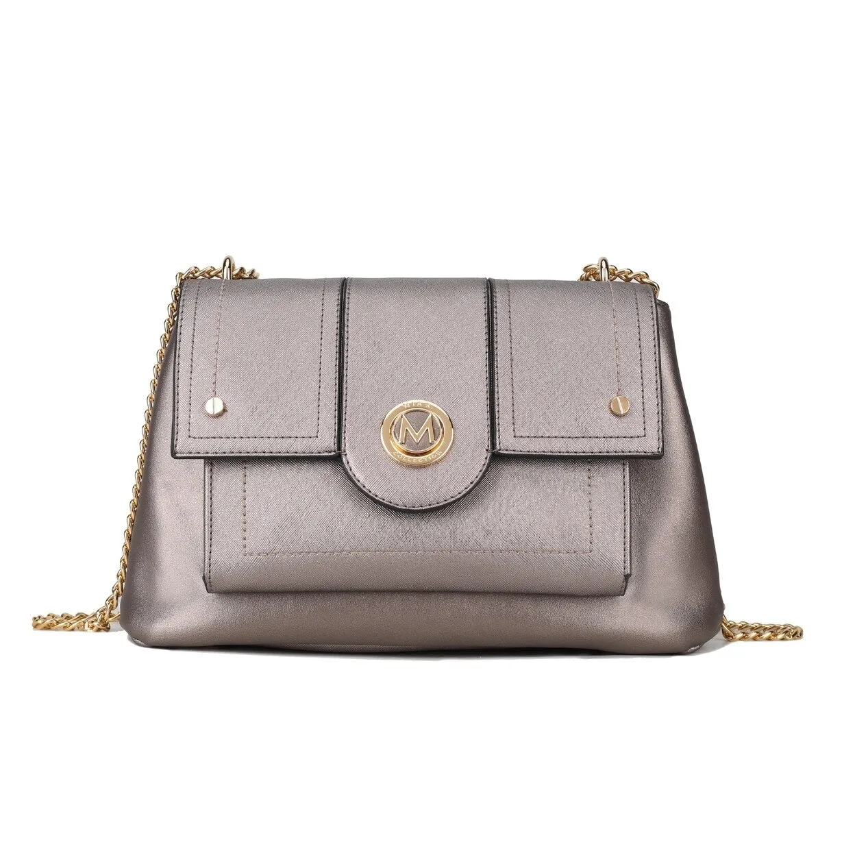 Mkfcollection Eden Shoulder Bag Vegan Leather Designer Handbag sold by Zulily product image thumbnail 4