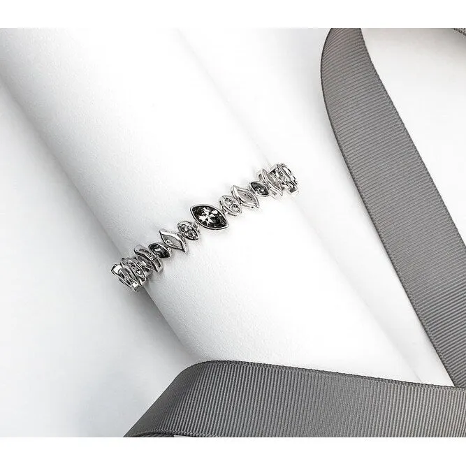 Elegant Crystal Foliage Bracelet sold by Zulily