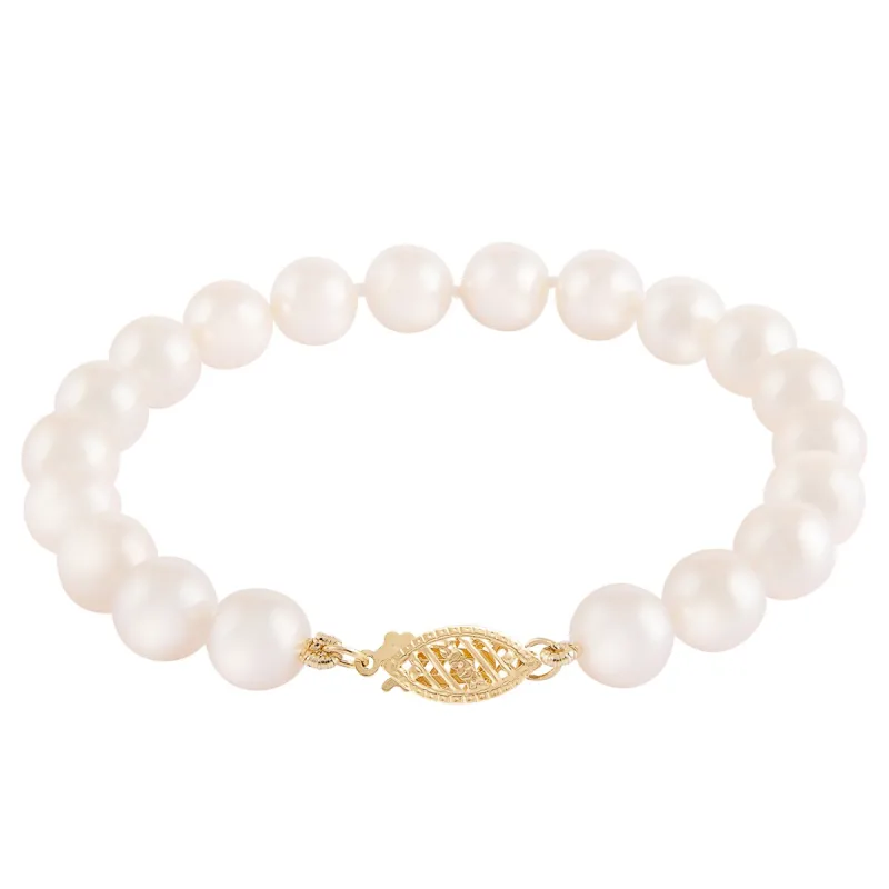 Bracelet freshwater pearl sold by Zulily