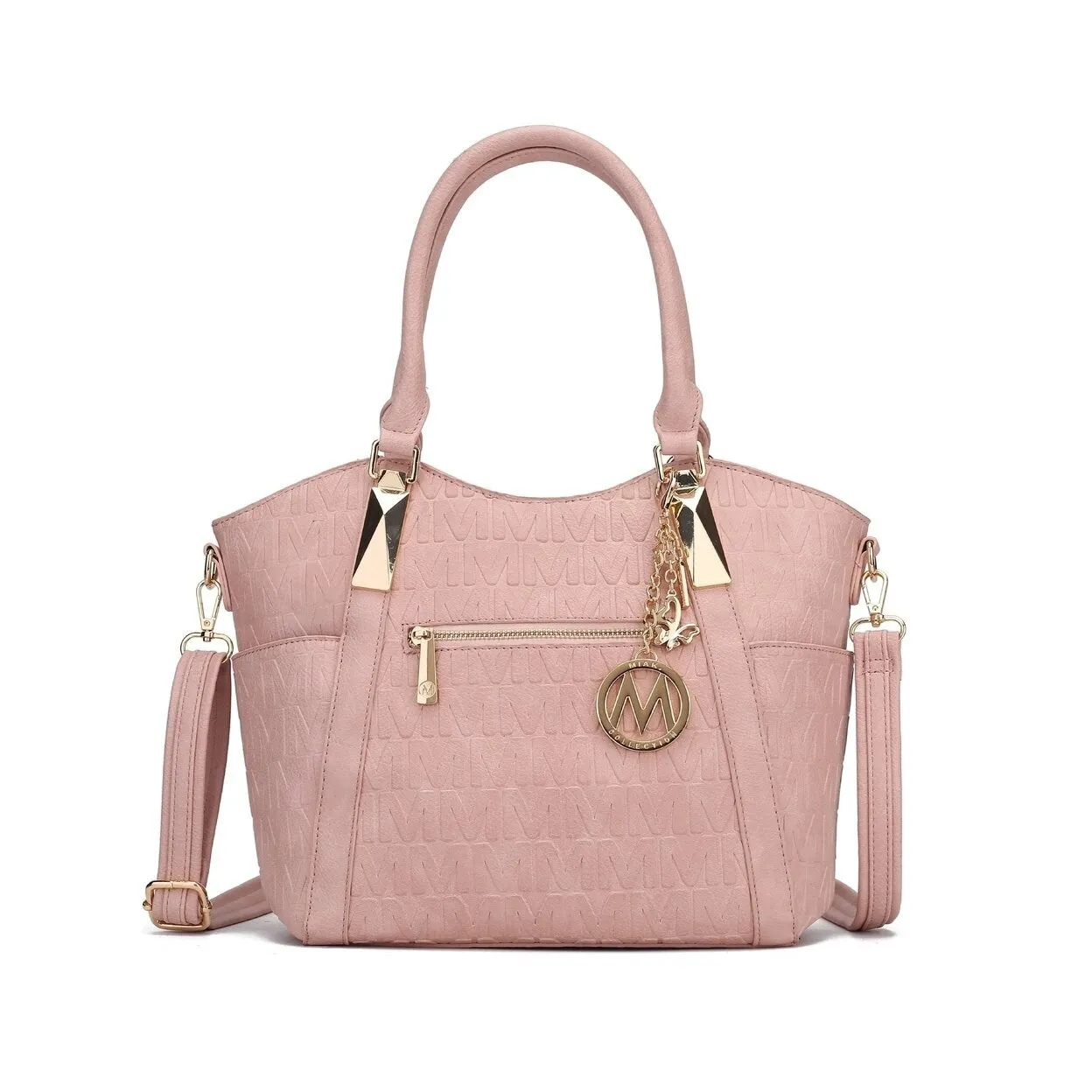 Mkfcollection Lucy Signature Tote Bag Vegan Leather Designer Handbag sold by Zulily product image thumbnail 3