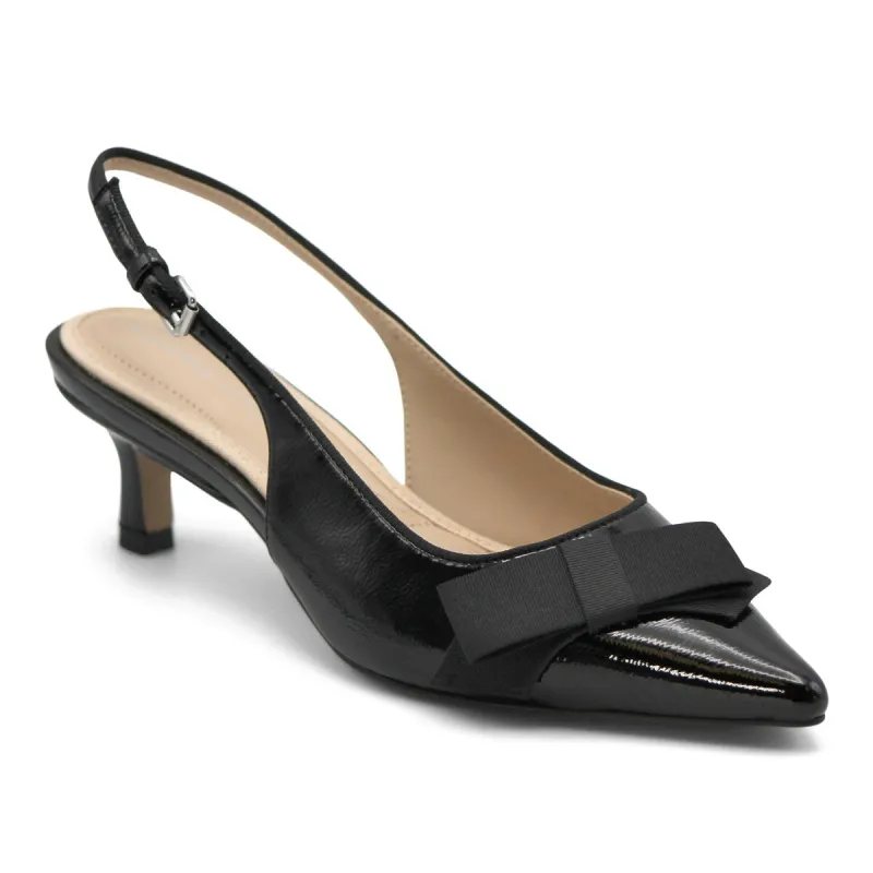 Adrienne Vittadini Sachem Crinkle Patent Dress Shoe sold by Zulily
