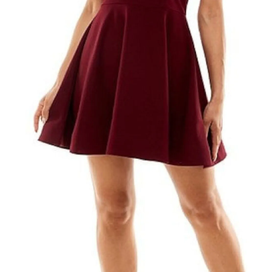 B Darlin Women's Sweetheart Neckline Mini Party Fit Flare Dress Red Size 15 Petite - 15 Petite sold by Zulily product image thumbnail 3