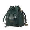 Mkfcollection Azalea Bucket Bag Vegan Leather Designer Handbag sold by Zulily