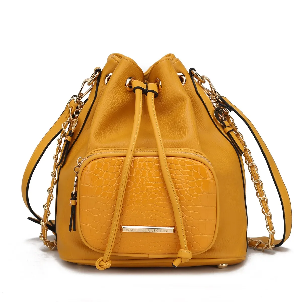Mkfcollection Azalea Bucket Bag Vegan Leather Designer Handbag sold by Zulily product image thumbnail 3