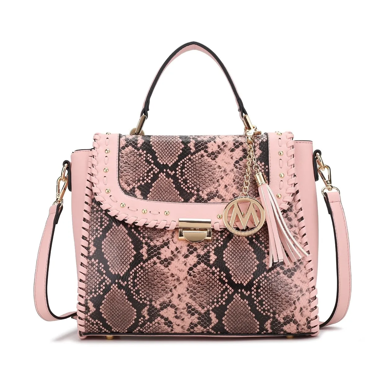 Mkfcollection Lilli Shoulder Bag Vegan Leather Designer Handbag sold by Zulily