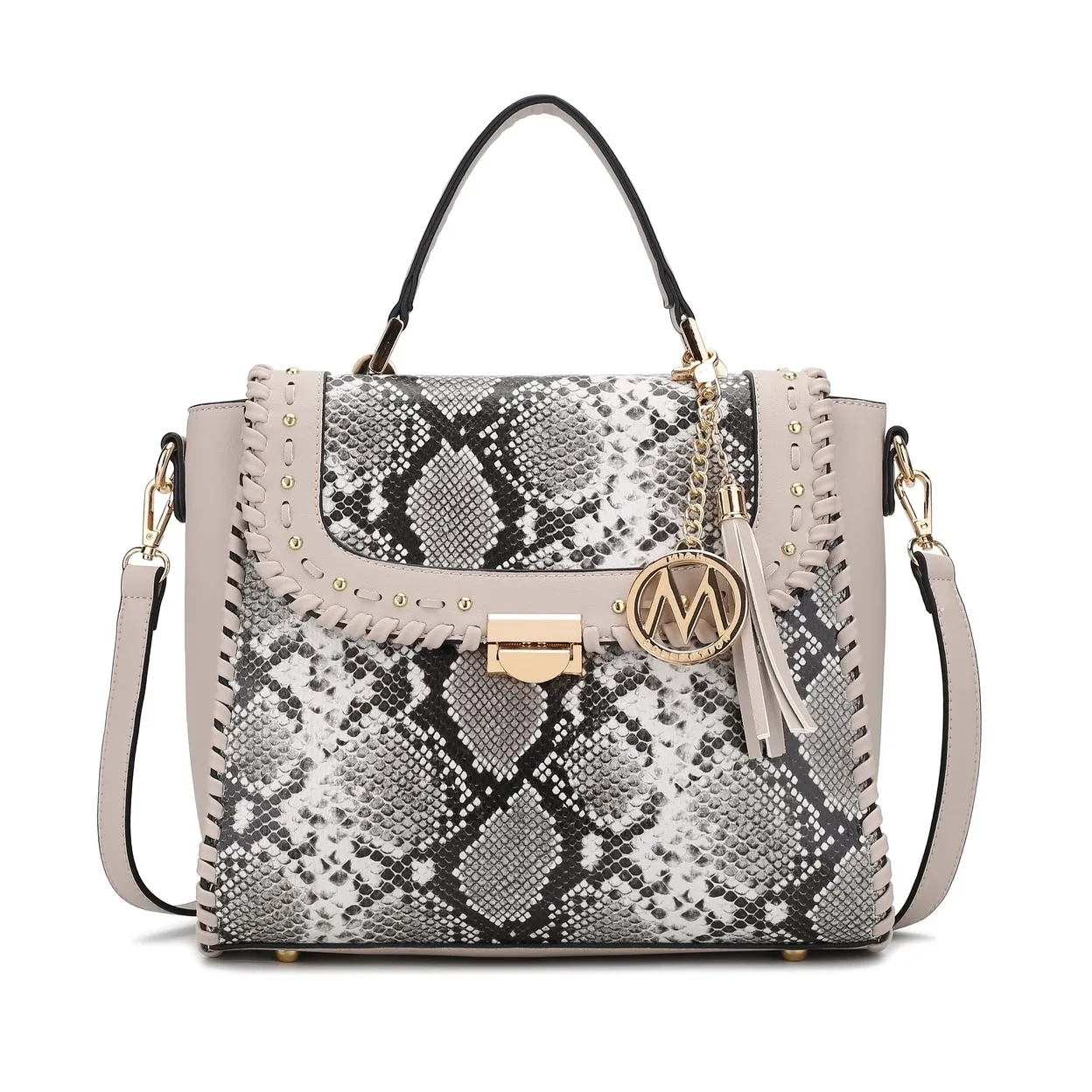 Mkfcollection Lilli Shoulder Bag Vegan Leather Designer Handbag sold by Zulily product image thumbnail 3