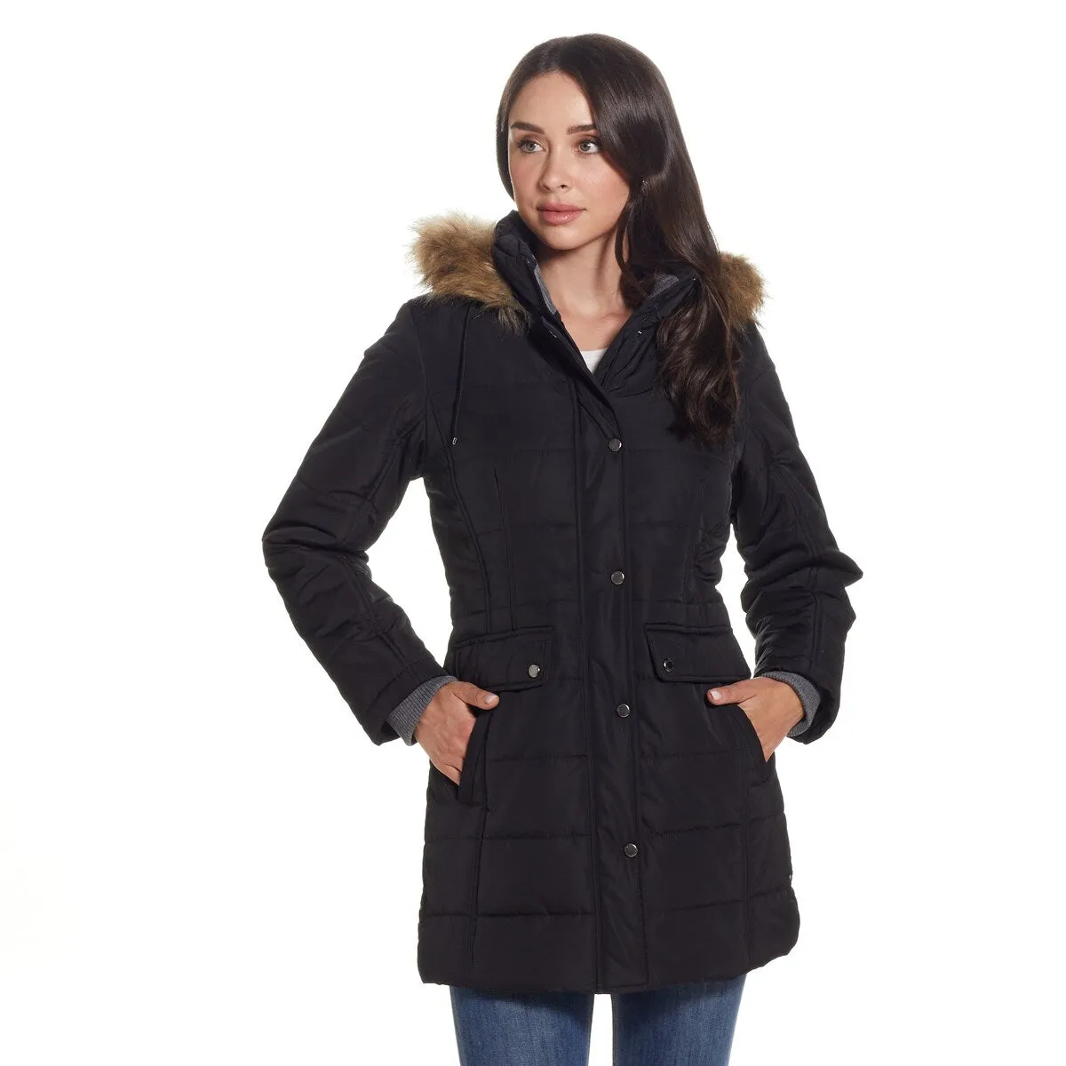 Parka with Faux Fur Hood sold by Zulily product image thumbnail 3