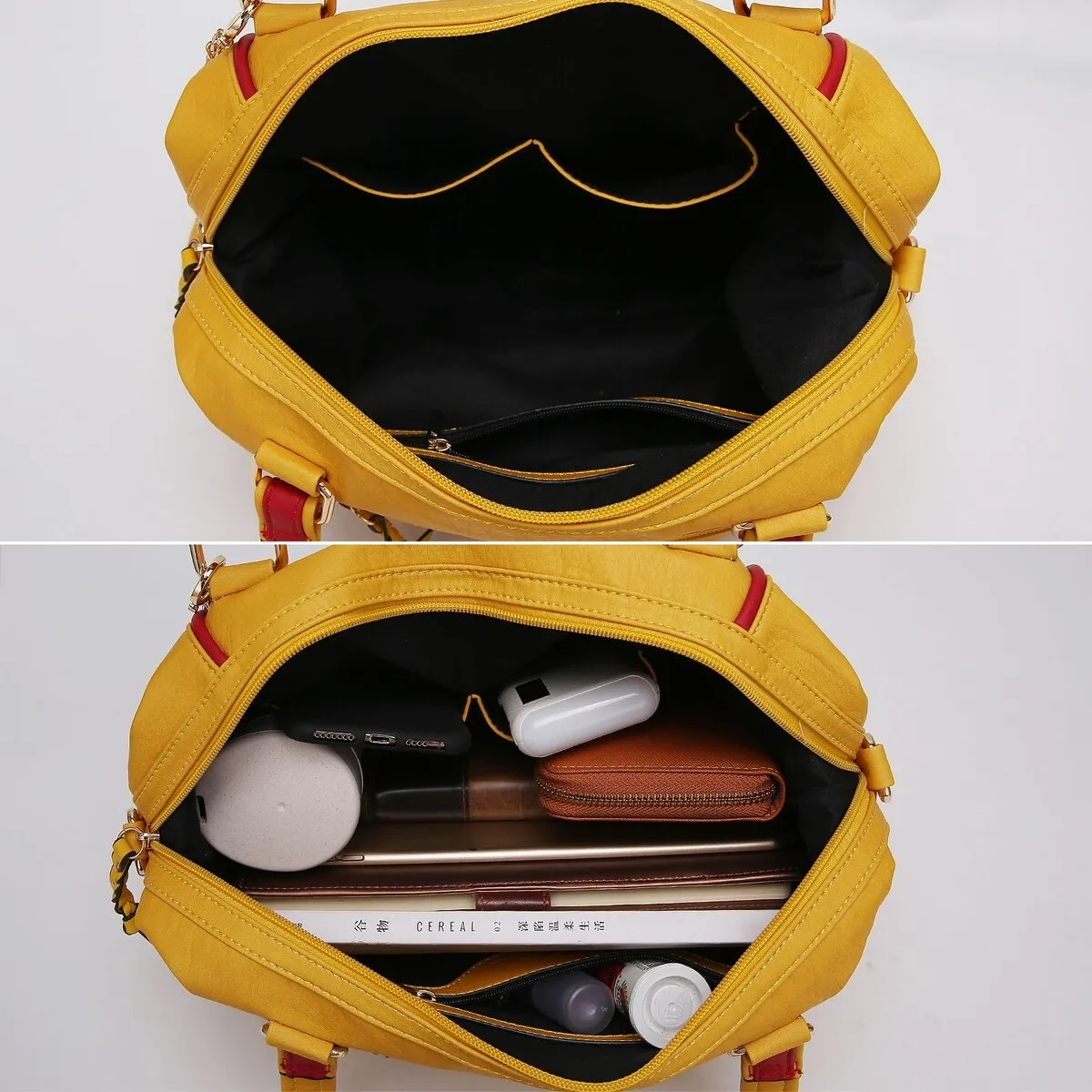 Mkfcollection Opal Shouder Bag Vegan Leather Designer Handbag sold by Zulily product image thumbnail 4