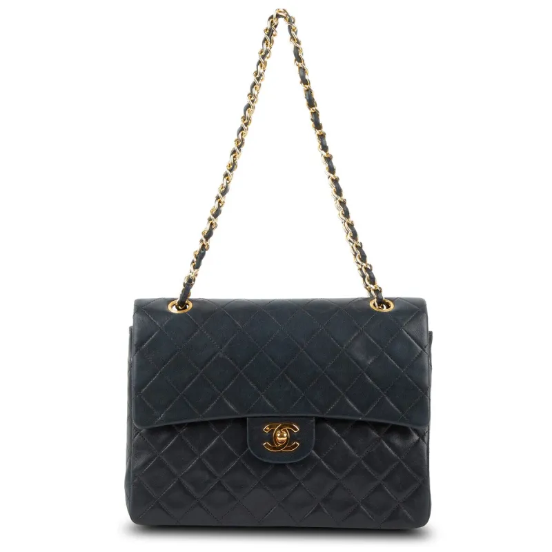 Chanel Classic Square Double Flap Medium Lambskin (Pre-Owned) sold by Zulily