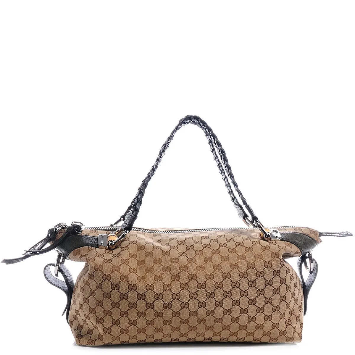 Gucci Braided Handle Shoulder Bag (Pre-Owned) - One Size sold by Zulily