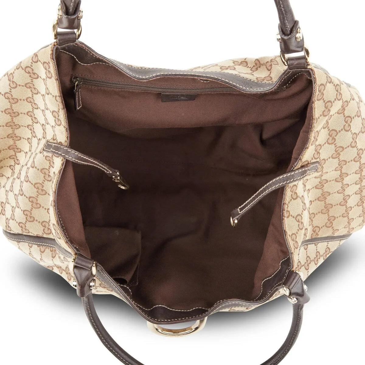 Gucci D-Gold Shoulder Bag GG Canvas (Pre-Owned) - One Size sold by Zulily product image thumbnail 4