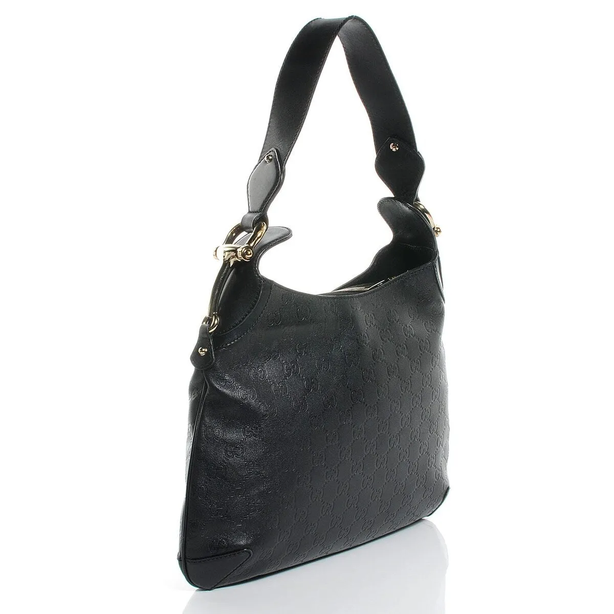 Gucci Horsebit Shoulder Bag Guccissima (Pre-Owned) - One Size sold by Zulily product image thumbnail 3