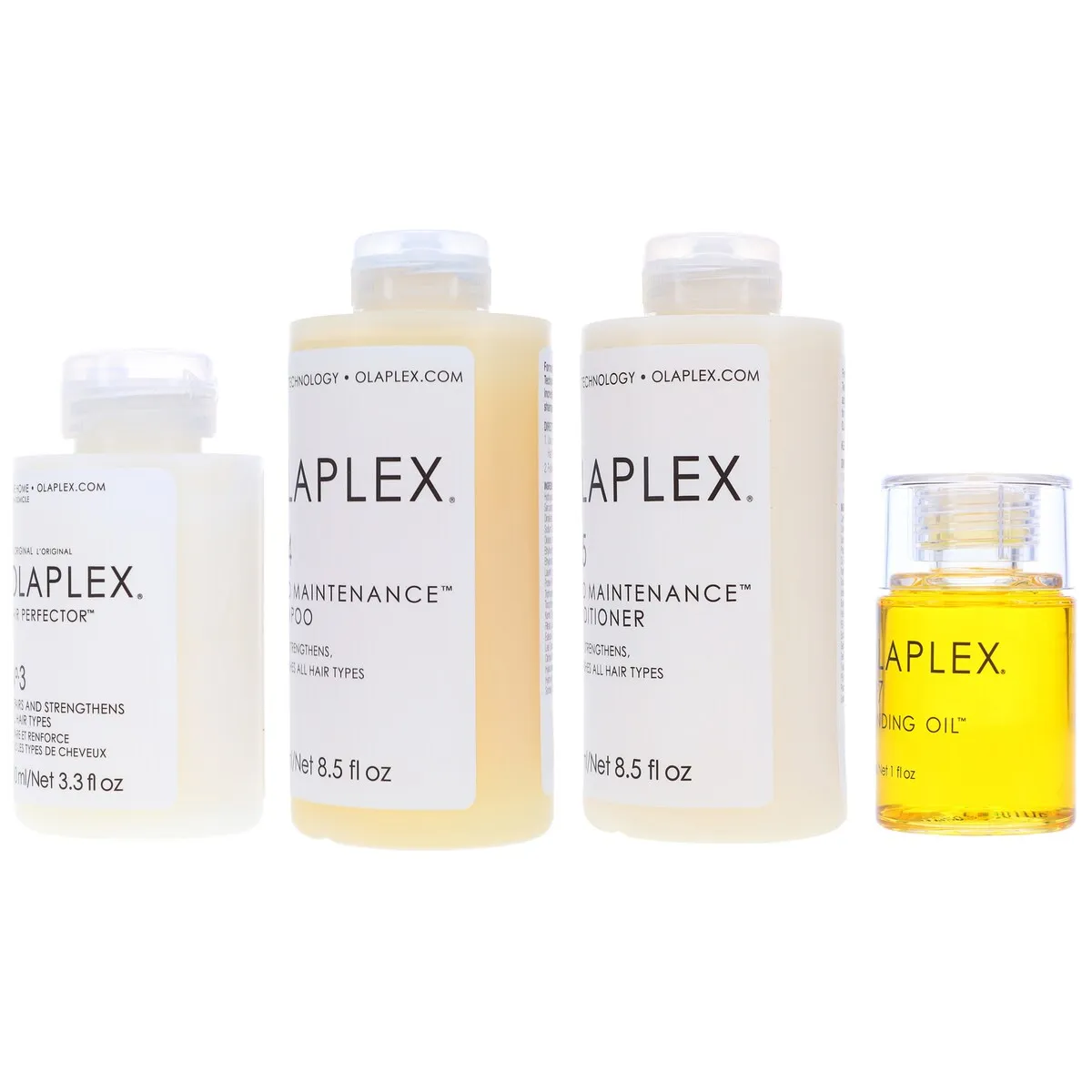 Olaplex No. 3 Hair Perfector 3.3 oz, No.4 Bond Maintenance Shampoo and No. 5 Bond Maintenance Conditioner 8.5 oz & No. 7 Bonding sold by Zulily product image thumbnail 2
