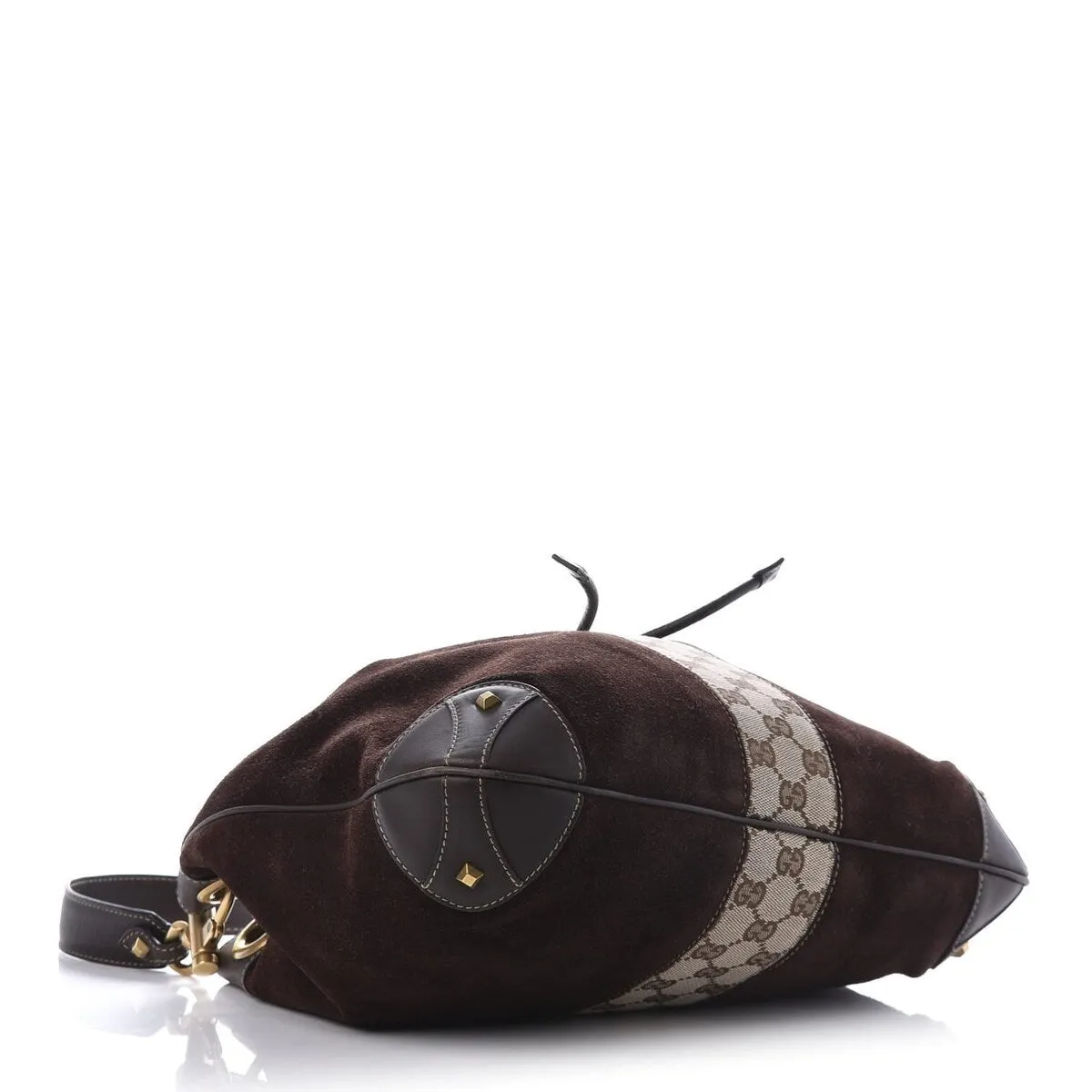 Gucci Drawstring Shoulder Bag GG Canvas (Pre-Owned) - One Size sold by Zulily product image thumbnail 3