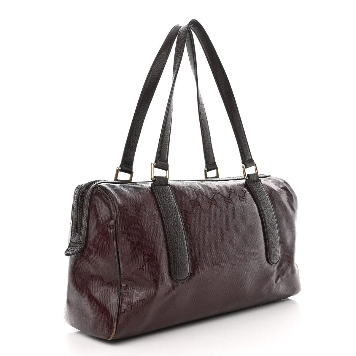 Gucci Imprime Monogram Boston Bordeaux (Pre-Owned) - One Size sold by Zulily product image thumbnail 3