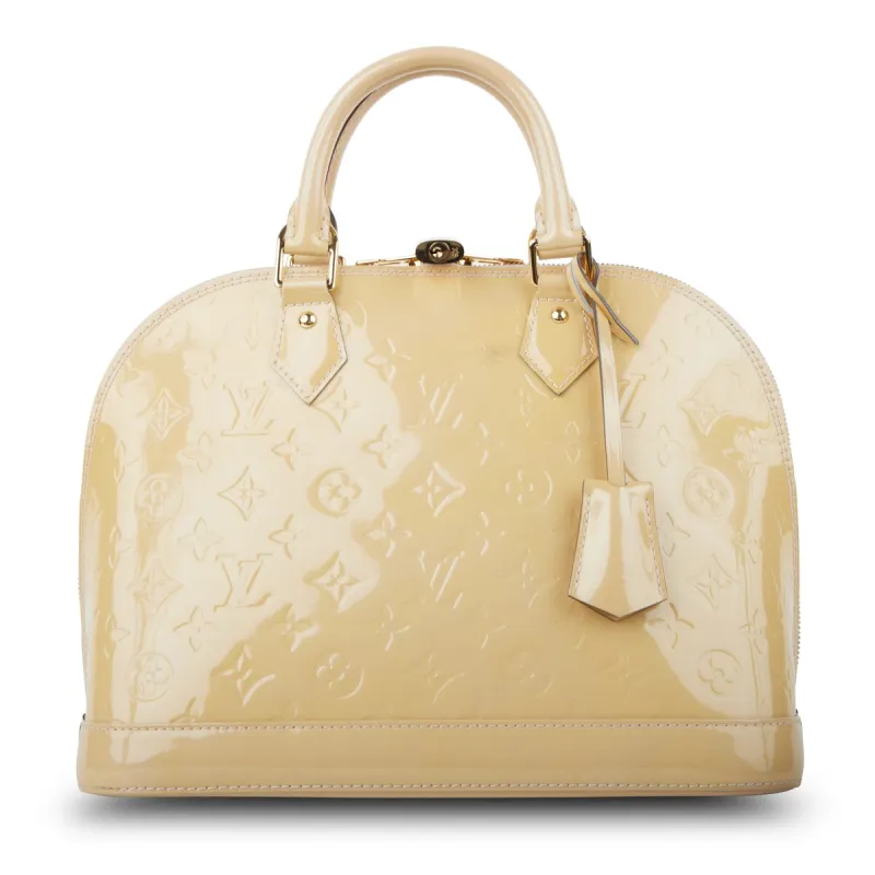 Louis Vuitton Vernis Alma BB Magenta (Pre-Owned) - PM sold by Zulily