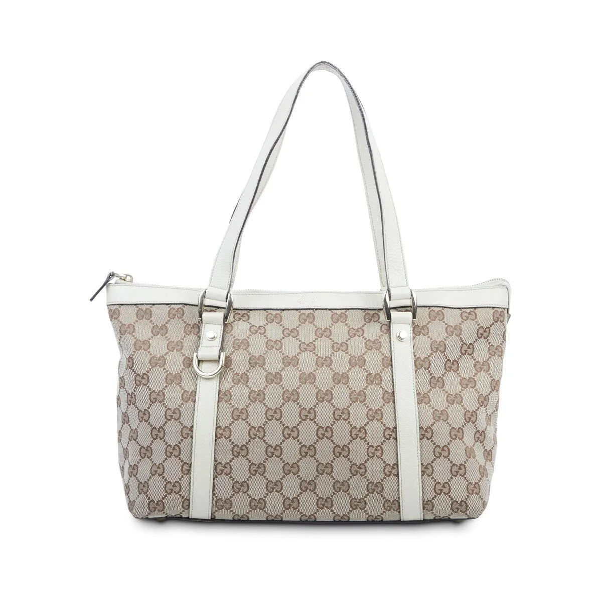 Gucci Abbey Tote Bag GG Canvas (Pre-Owned) - One Size sold by Zulily