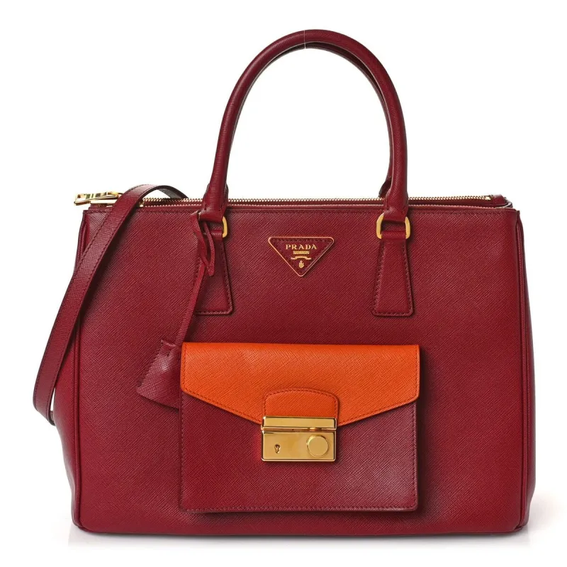 Prada Front Pocket Two-Way Tote Bag (Pre-Owned) - One Size sold by Zulily
