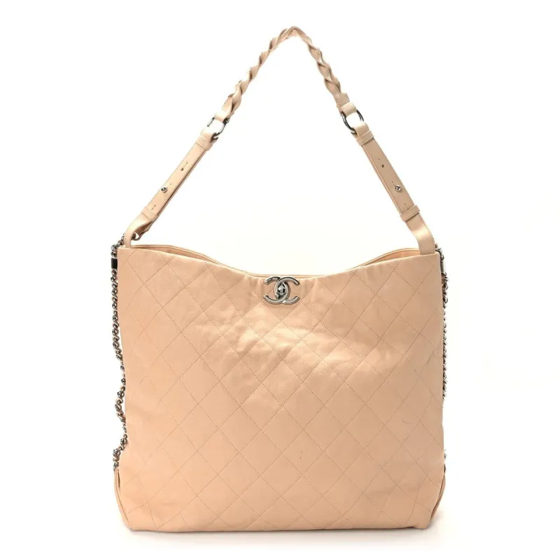 Chanel Braided Handle Turnlock Hobo (Pre-Owned) - Large sold by Zulily